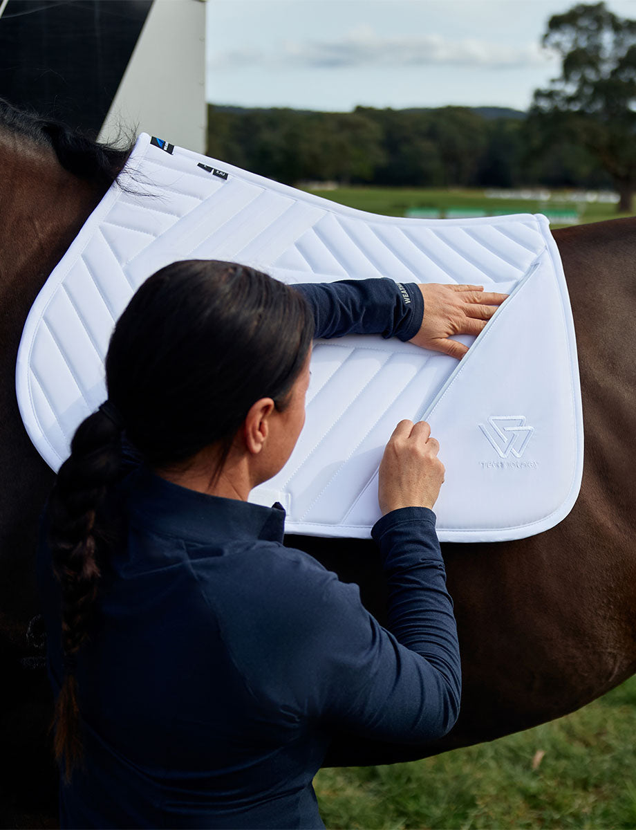 WeatherBeeta Softshell Pro Grip Euro Jump Saddle Pad