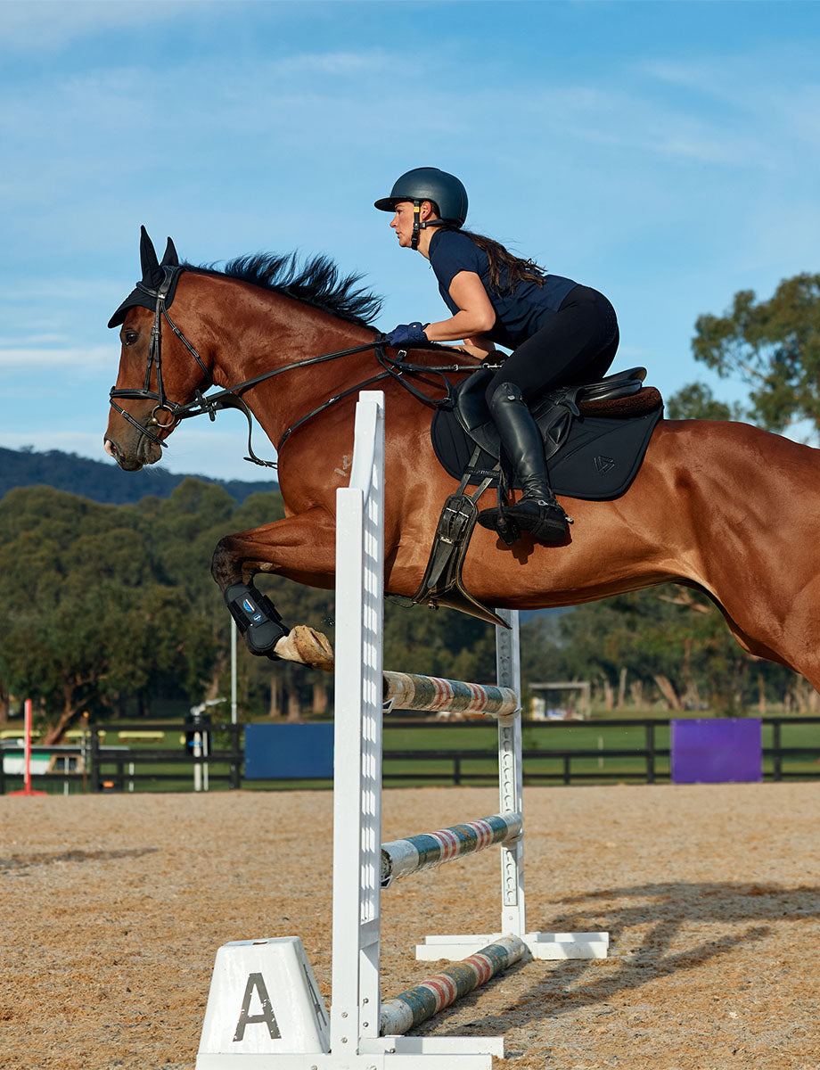 WeatherBeeta Softshell Pro Grip Euro Jump Saddle Pad