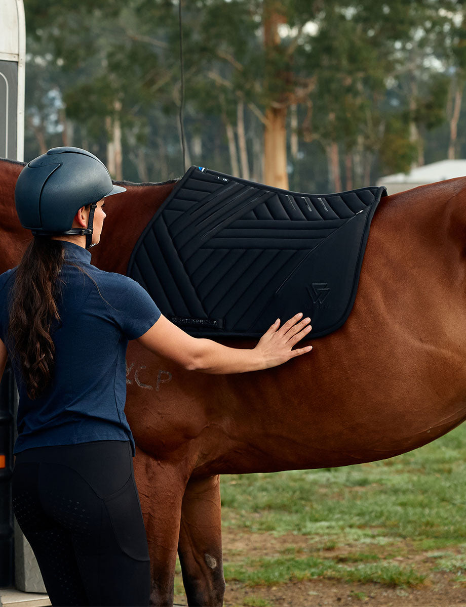 WeatherBeeta Softshell Pro Grip Euro Jump Saddle Pad