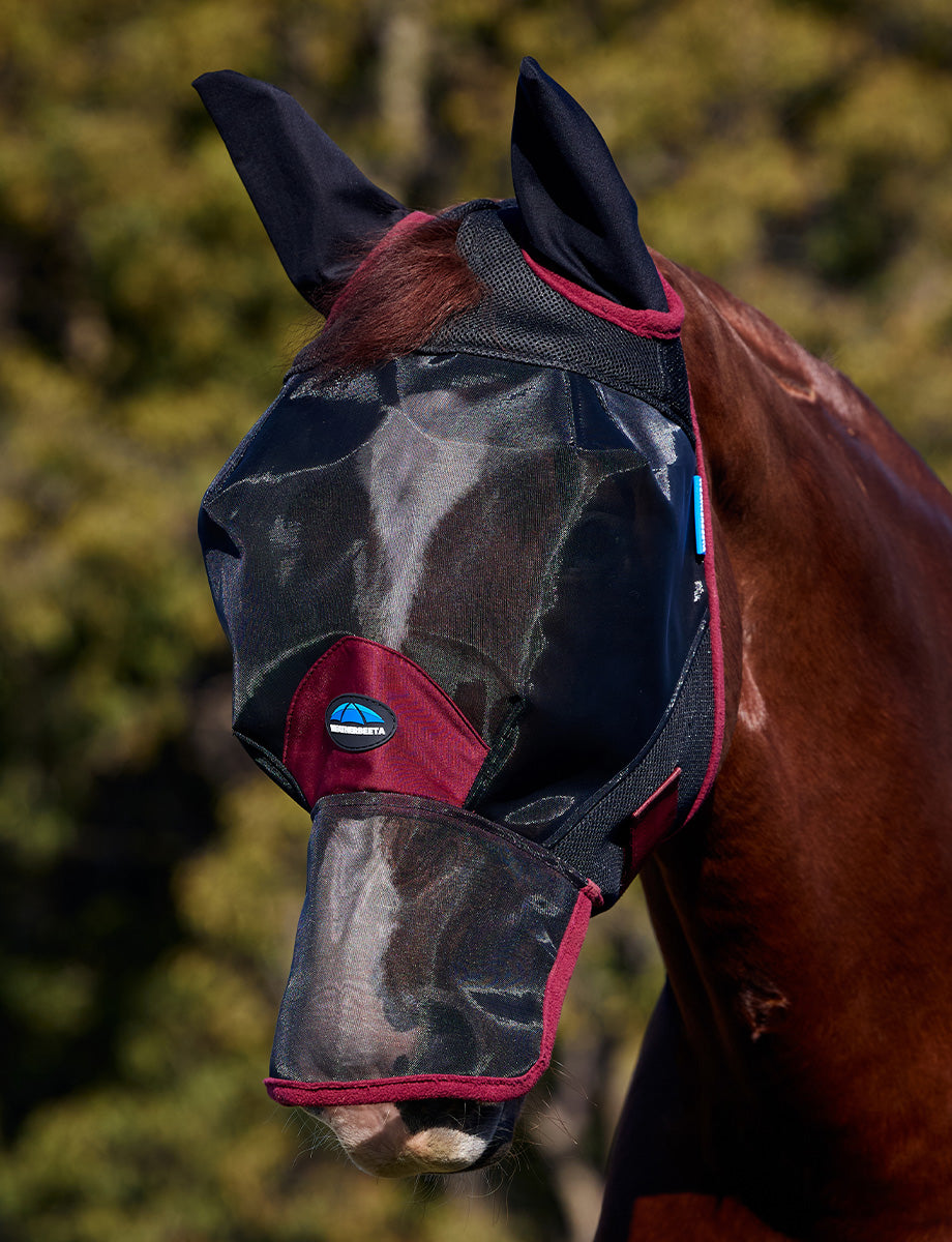 WeatherBeeta ComFiTec Fine Mesh Fly Mask With Ears & Nose