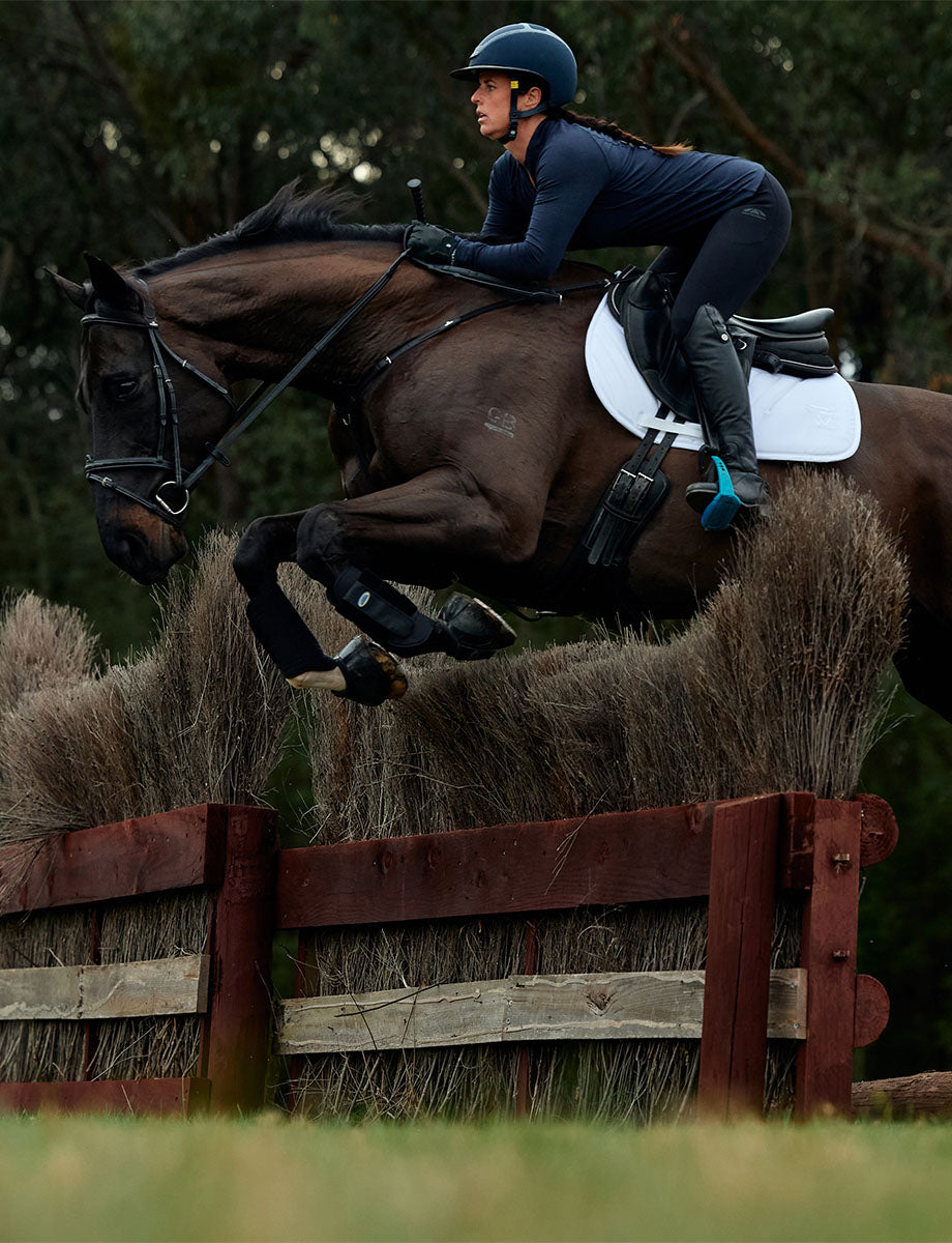 WeatherBeeta Softshell Pro Grip Euro Jump Saddle Pad