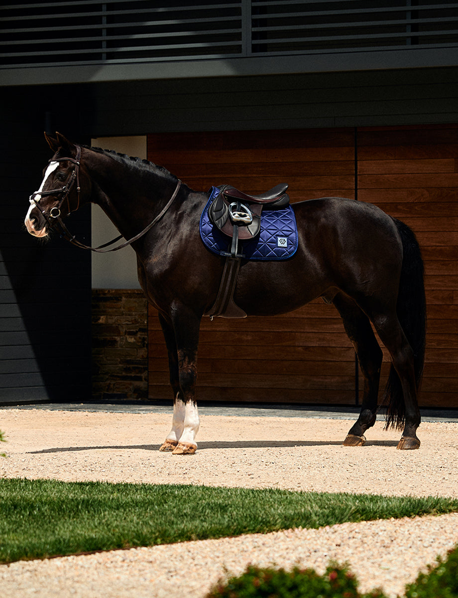 WeatherBeeta Satin Luxe Air-Tec Euro Jump Shaped Saddle Pad