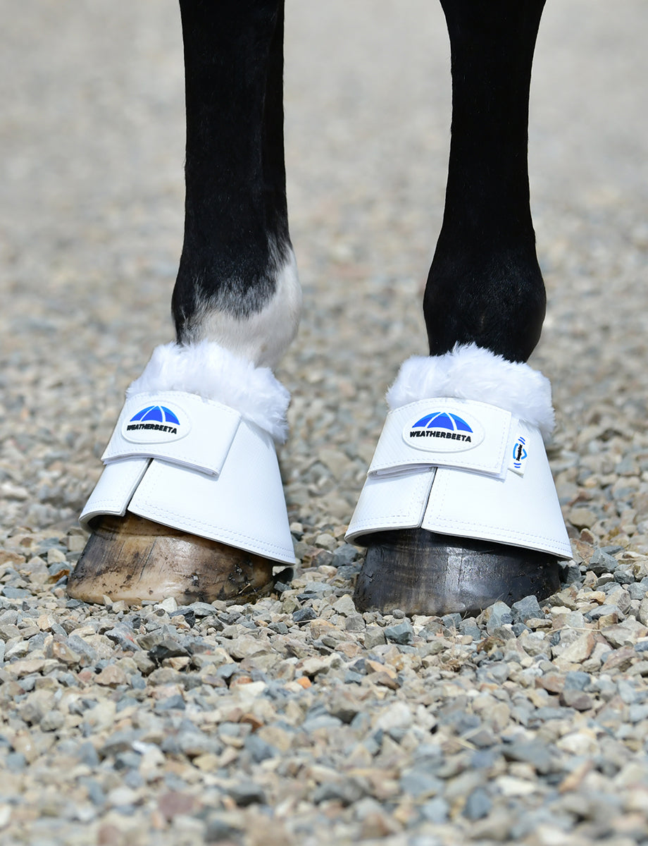 image_main - White - WeatherBeeta Tough-Tec Fleece Trim Bell Boots - .jpg