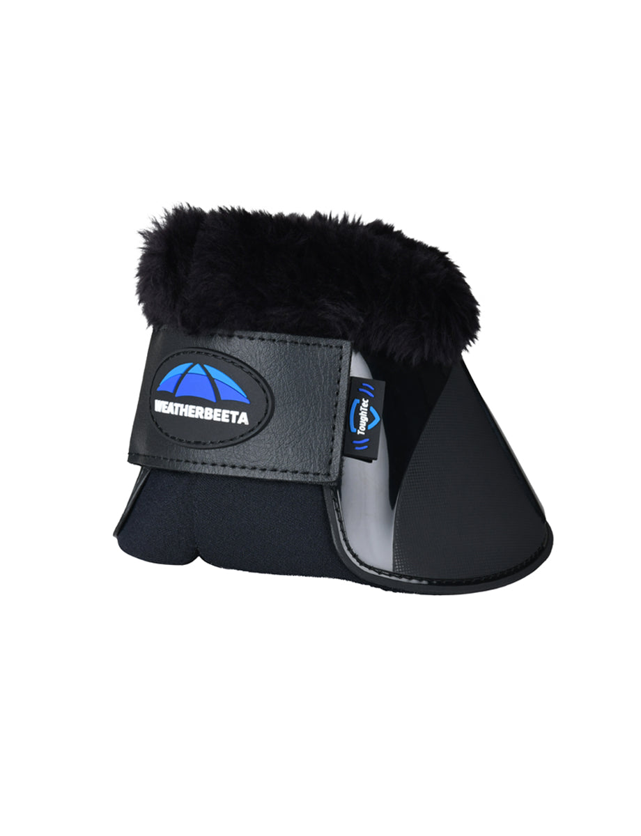 image_feature_1 - Black/Black - WeatherBeeta Tough-Tec Impact Fleece Trim Bell Boots - .jpg