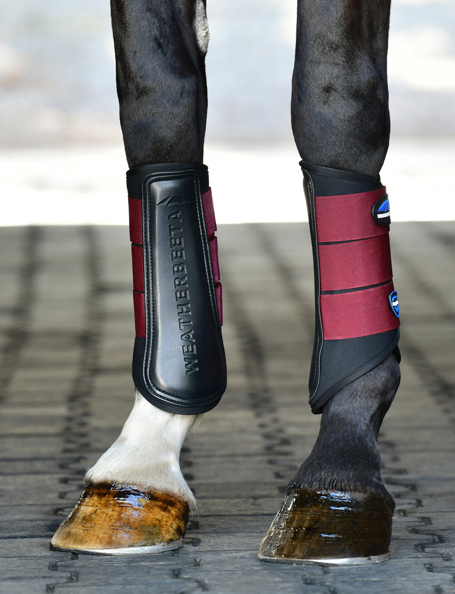 image_main - Black/Burgundy - WeatherBeeta Tough-Tec Prime Brushing Boots - .jpg