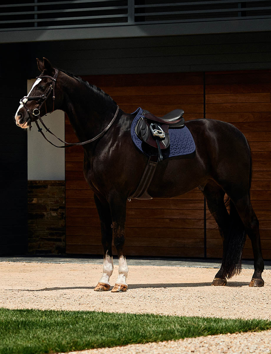 WeatherBeeta Suede Elite Air-Tec Jump Shaped Saddle Pad