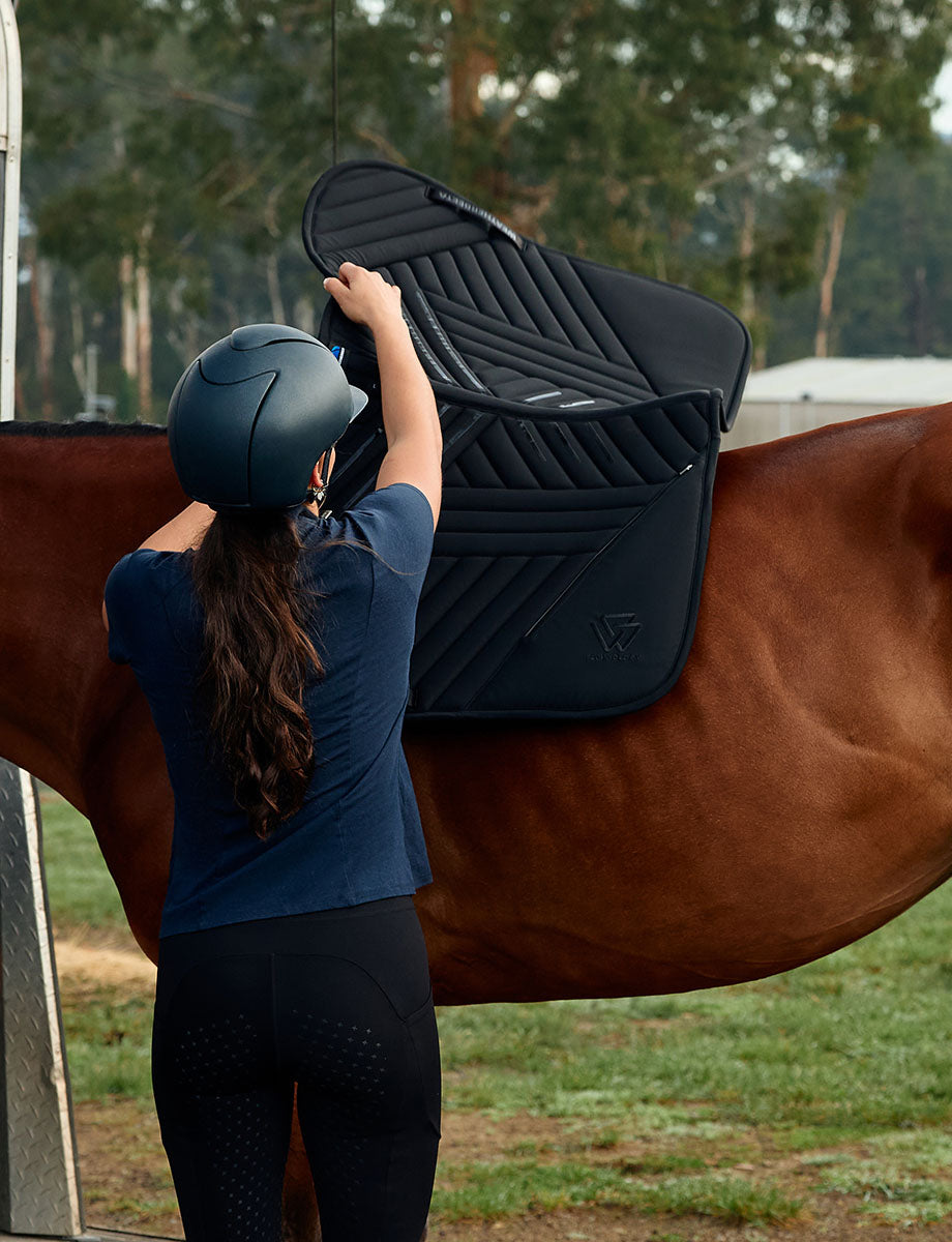 WeatherBeeta Softshell Pro Grip Euro Jump Saddle Pad
