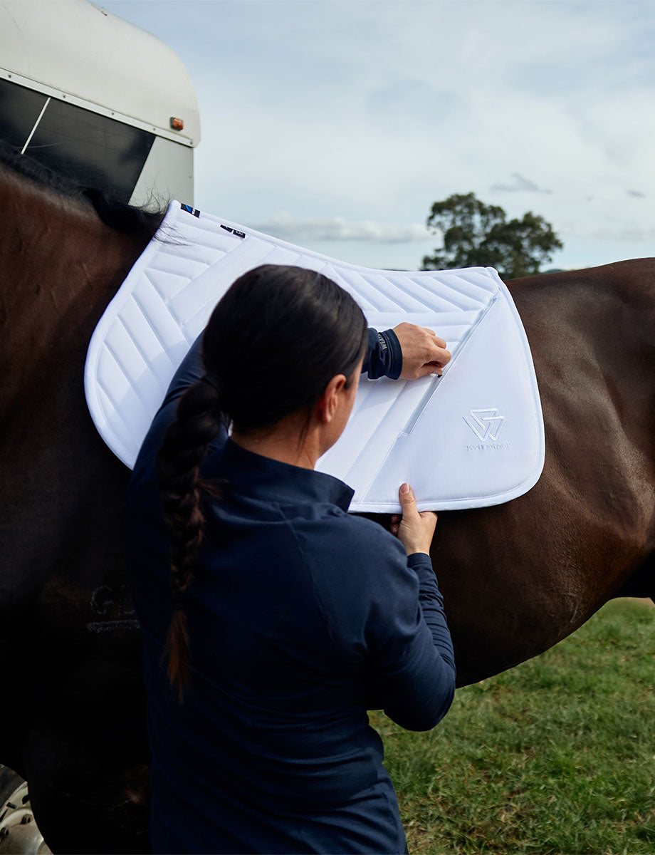 WeatherBeeta Softshell Pro Grip Euro Jump Saddle Pad