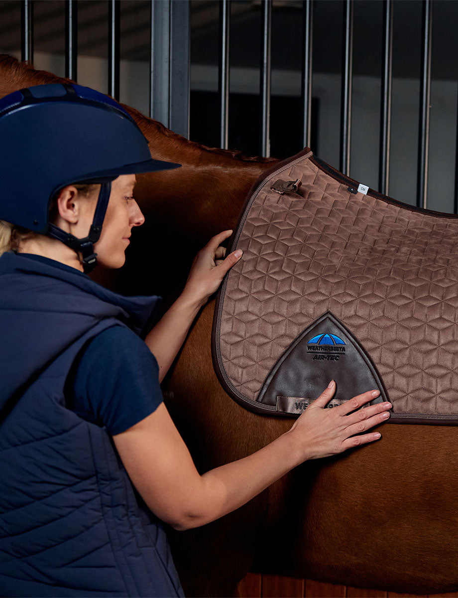 WeatherBeeta Suede Elite Air-Tec Dressage Saddle Pad