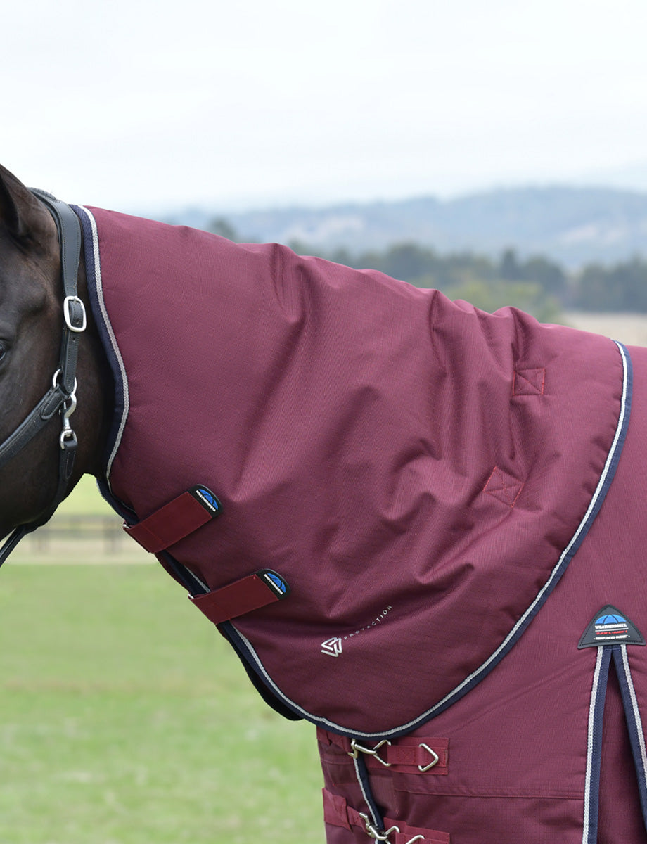 image_addtnl_1 - Burgundy/Navy - WeatherBeeta ComFiTec Essential Turnout Neck Cover 0G - .jpg