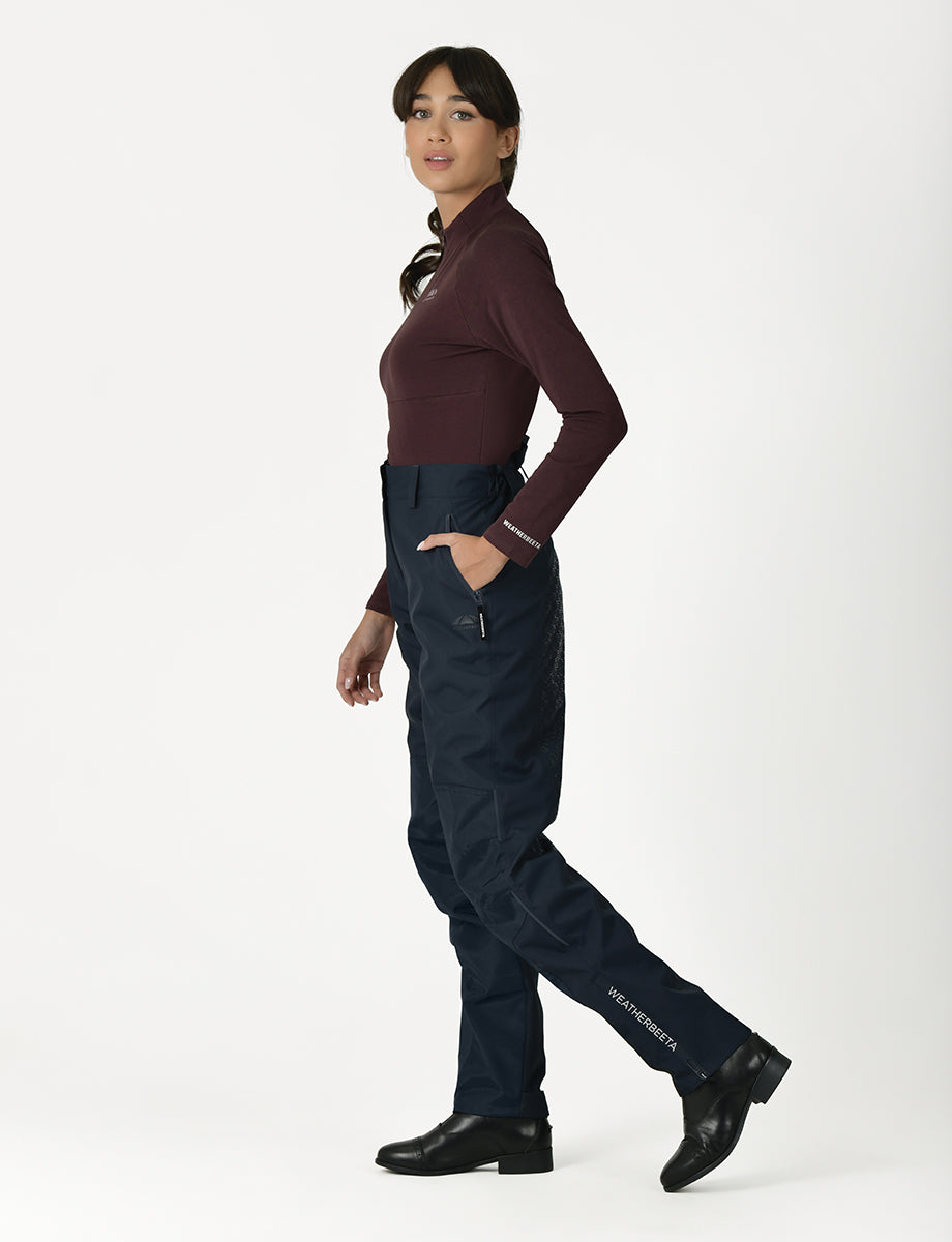 image_addtnl_1 - Navy/White - WeatherBeeta Rayne Waterproof Overtrousers II - .jpg