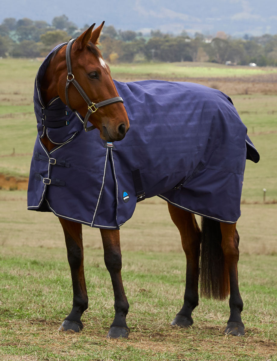 image_addtnl_1 - Navy Embossed Plaid - WeatherBeeta ComFiTec Prelim Turnout Combo 220G - .jpg