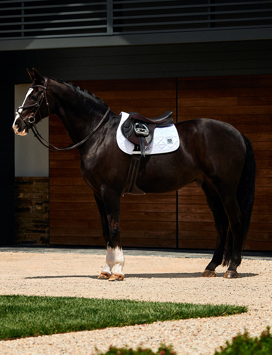 WeatherBeeta Satin Luxe Air-Tec Euro Jump Shaped Saddle Pad