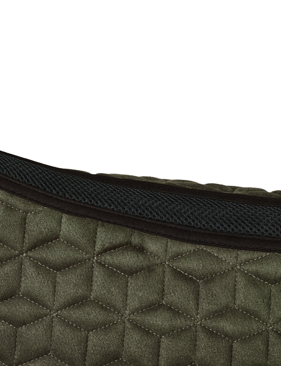 WeatherBeeta Suede Elite Air-Tec Jump Shaped Saddle Pad