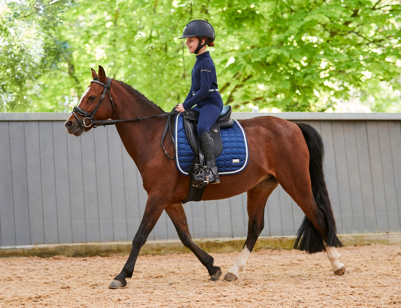 image_addtnl_3 - Navy - WeatherBeeta Prime Competitor Dressage Saddle Pad - .jpg