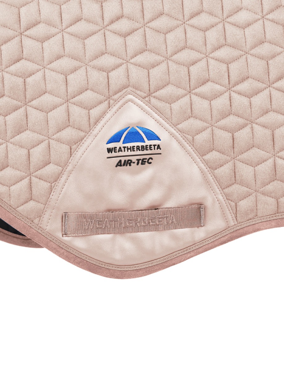 WeatherBeeta Suede Elite Air-Tec Jump Shaped Saddle Pad