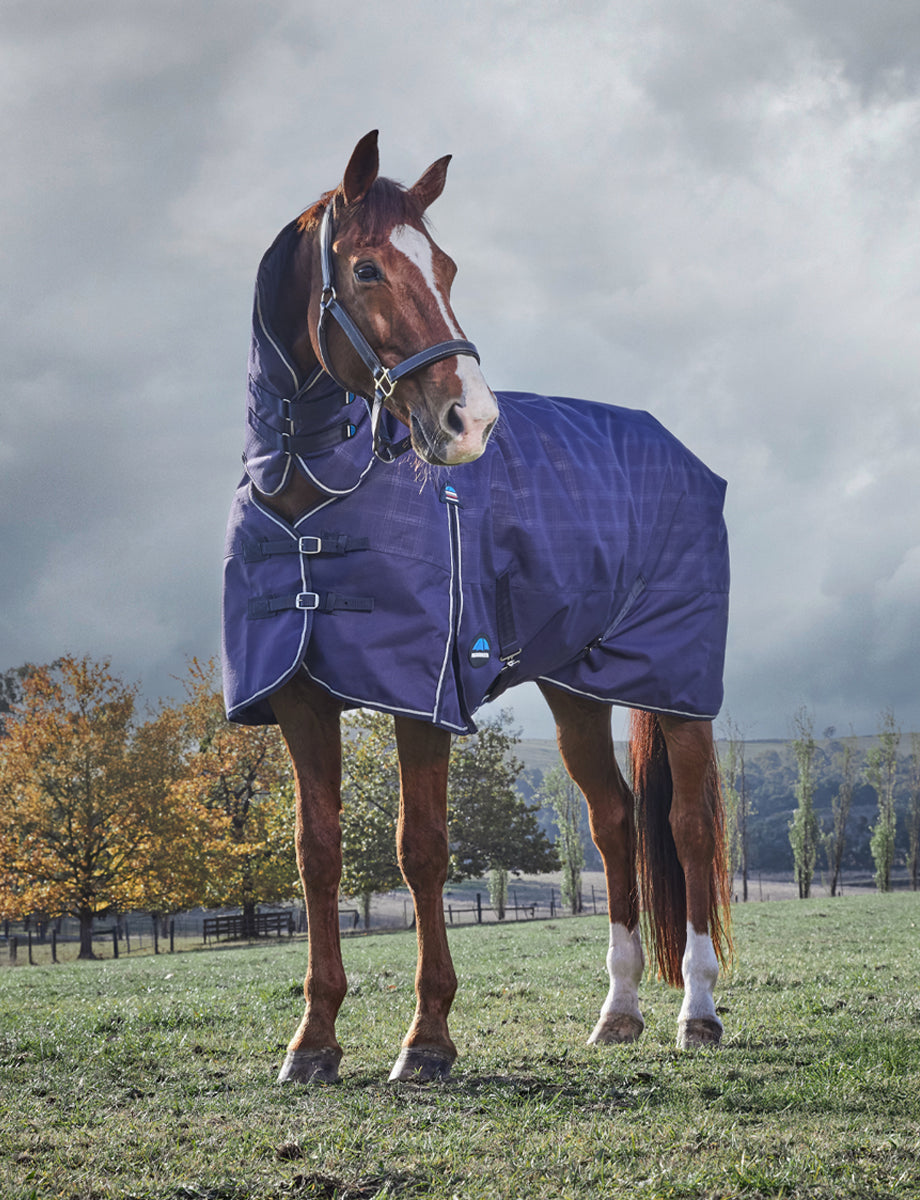 image_addtnl_4 - Navy Embossed Plaid - WeatherBeeta ComFiTec Prelim Turnout Combo 220G - .jpg