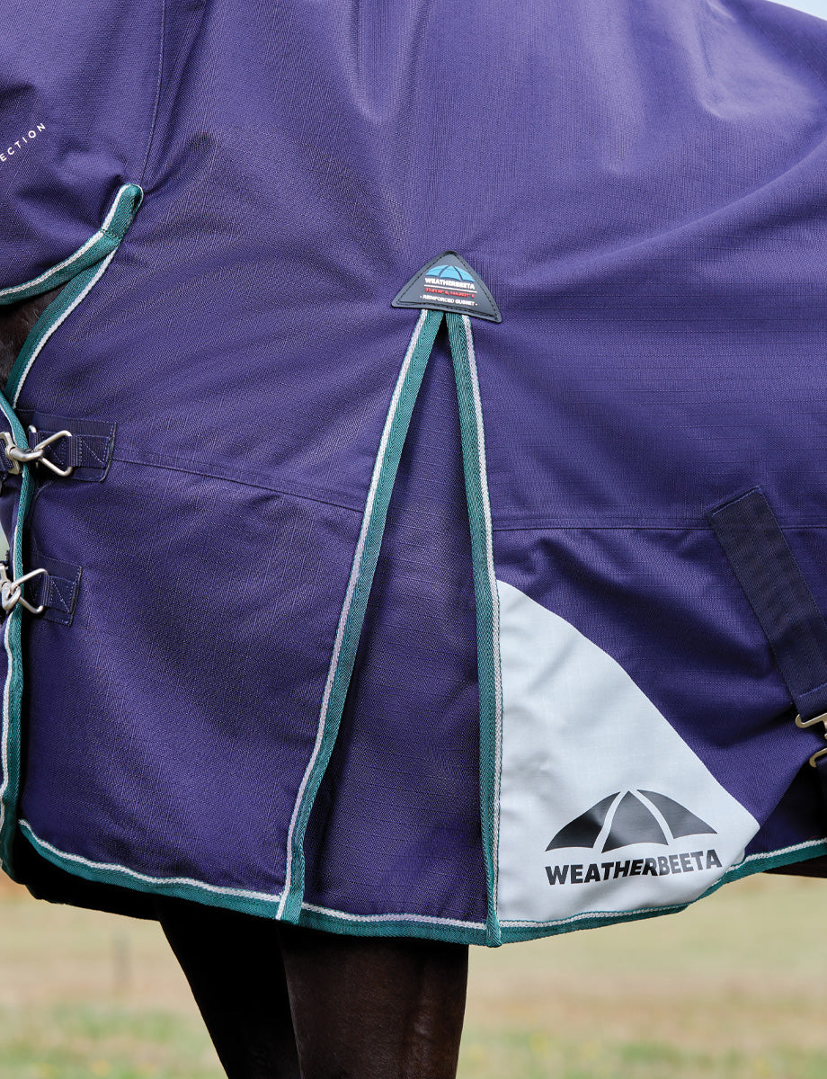 image_feature_1 - Navy/Forest Green - WeatherBeeta ComFiTec Plus Dynamic Turnout Combo 100G - .jpg