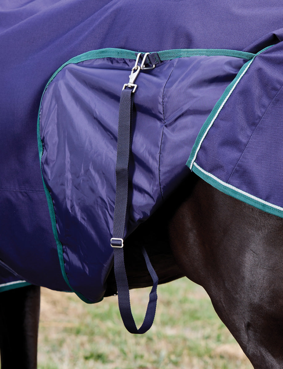 image_feature_2 - Navy/Forest Green - WeatherBeeta ComFiTec Plus Dynamic Turnout Combo 100G - .jpg