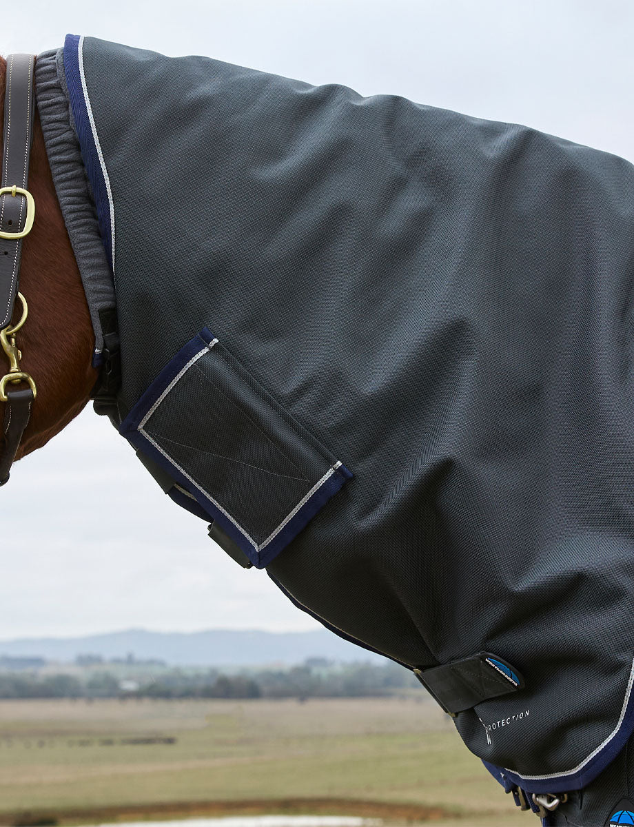 image_feature_4 - Charcoal - WeatherBeeta ComFiTec Ultra Turnout Detach-A-Neck 220G - .jpg