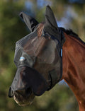 image_main - Black - WeatherBeeta ComFiTec Insect Guard Fly Mask With Ears & Nose - .jpg