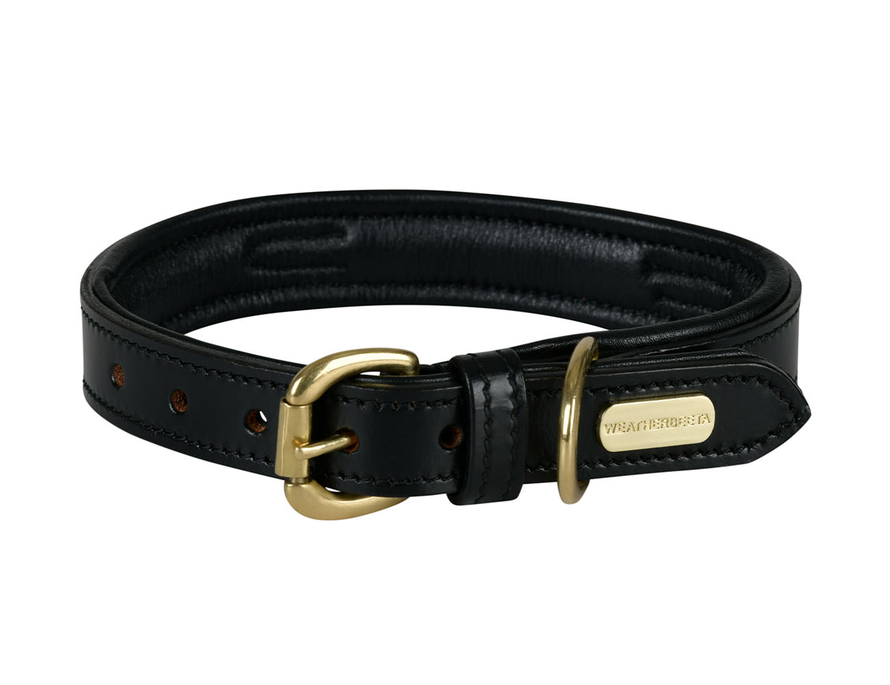 image_main - Black - WeatherBeeta Leather Snaffle Collar - .jpg