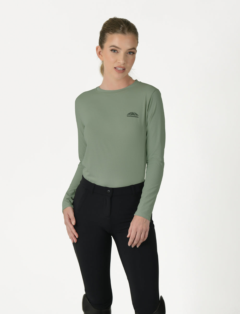 image_main - Olive Leaf - WeatherBeeta Relaxed Uv Long Sleeve Tee - .jpg