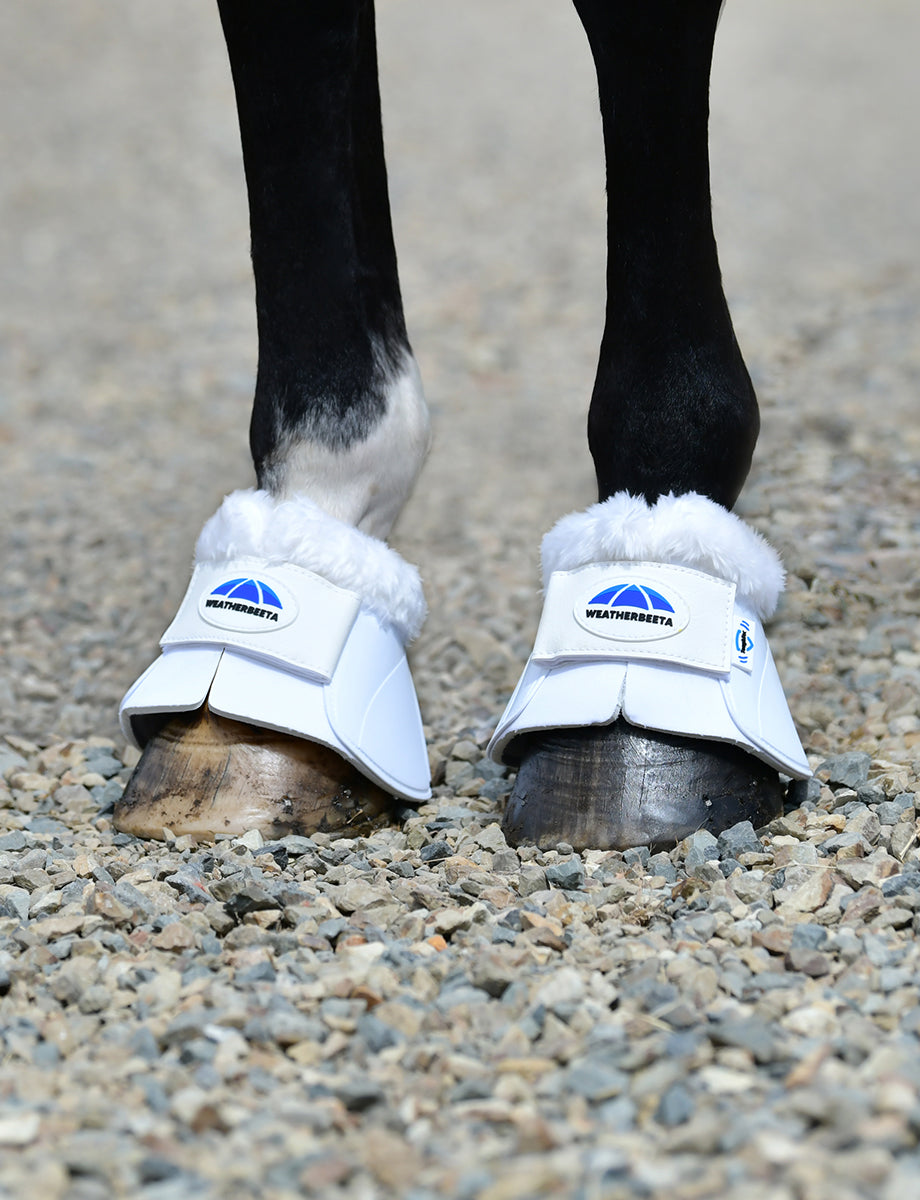 image_main - White/White - WeatherBeeta Tough-Tec Impact Fleece Trim Bell Boots - .jpg