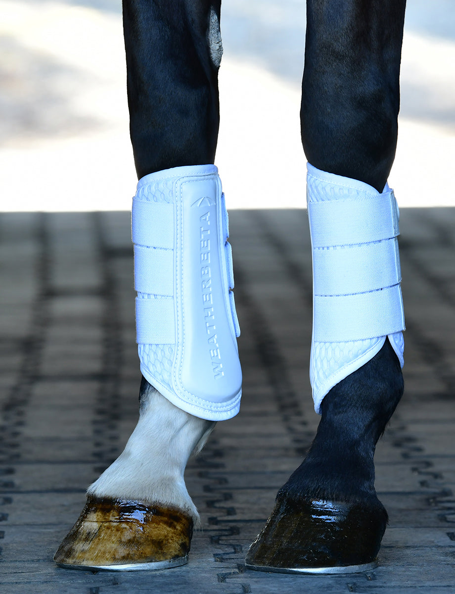 image_main - White/White - WeatherBeeta Tough-Tec Mesh Brushing Boots - .jpg