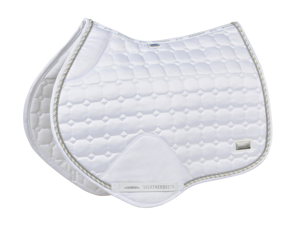image_main - White - WeatherBeeta Prime Competitor Jump Shaped Saddle Pad - .jpg