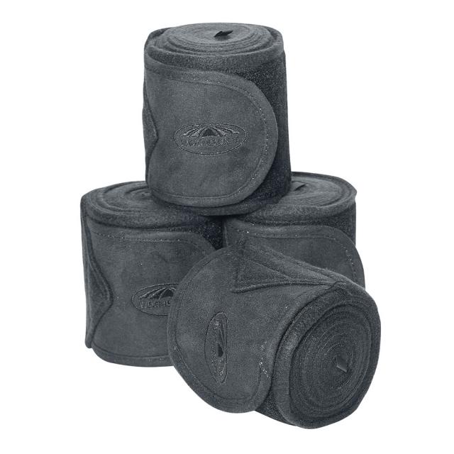 WeatherBeeta Fleece Bandages 4 Pack Black
