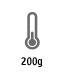 200g Feature Icon 200g Feature Icon