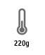 220g Feature Icon 220g Feature Icon