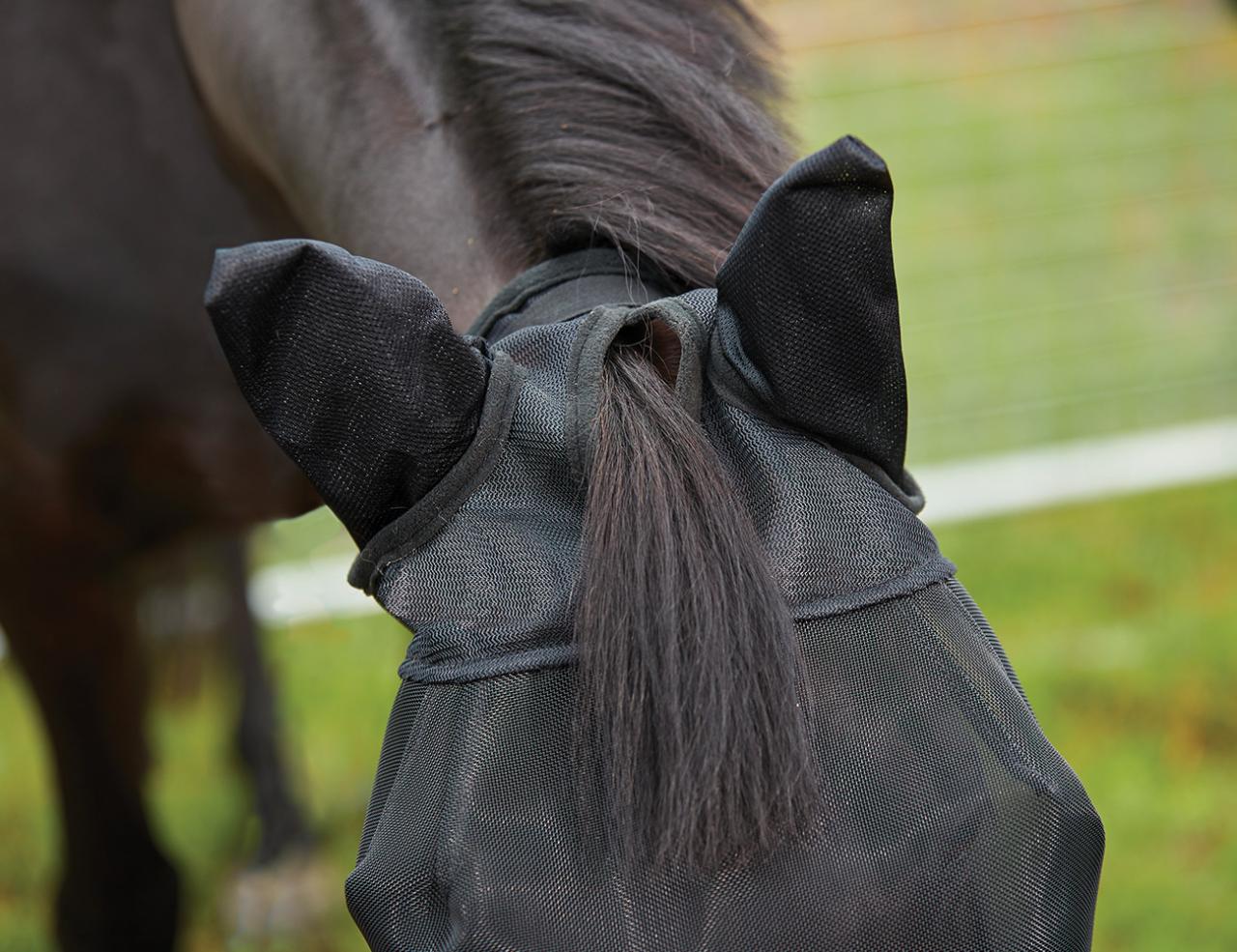 WeatherBeeta ComFiTec Double Dart Deluxe Fly Mask With Ears & Nose