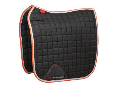 WeatherBeeta Therapy-Tec Dressage Saddle Pad Black/Silver/Red