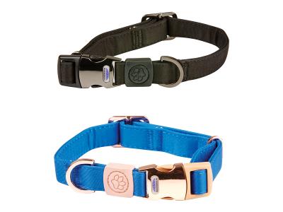 WeatherBeeta Elegance Dog Collar Black & Blue