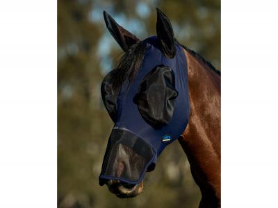 WeatherBeeta ComFiTec Luxe Stretch Fly Mask With Ears & Nose